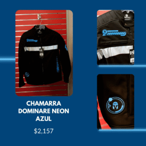 Chamarra DOMINARE NEON AZUL