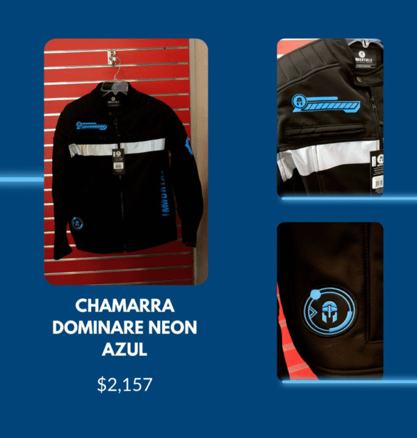 Chamarra DOMINARE NEON AZUL