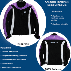 Chamarra Inmortale Dama Dona Lila