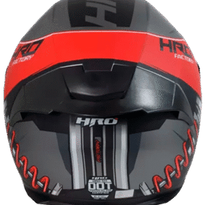 Casco HRO 511 Factory Negro/Rojo Mate Rider One