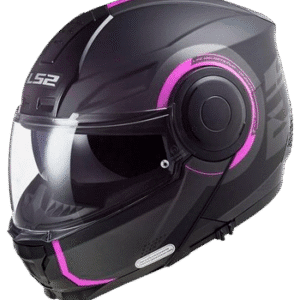 Casco Abatible LS2 FF902 Scope Dama Titanium Rosa Mate