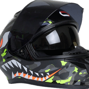 CASCO RODA COURSE AMARILLO NEON SHARK TACK MICA HUMO CERRADO