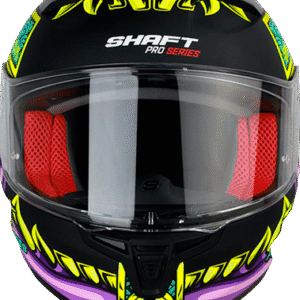 CASCO SHAFT SH545 MORADO NEGRO MATE RAN CERRADO