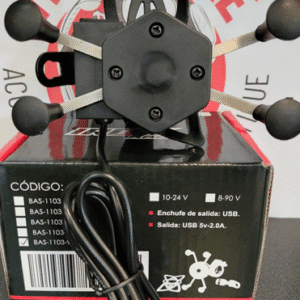 Soporte para celular con cargador