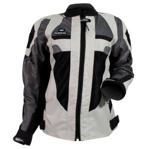 CHAMARRA DEPORTIVA GRIS KOHL-470 TEXTIL VENTILADO P/DAMA CODIGO-7302-2161