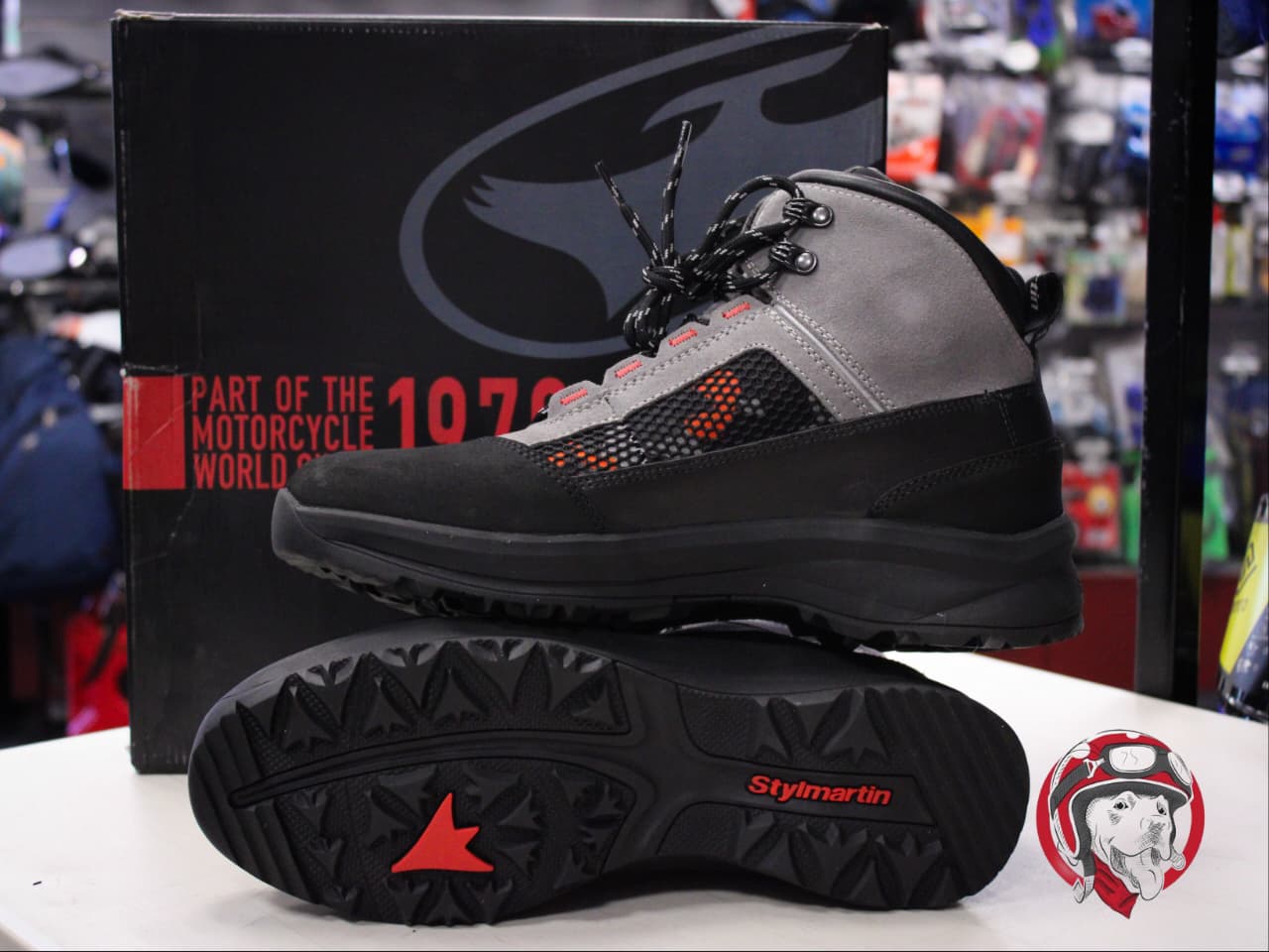 Botas Stylmartin Negro antracita.