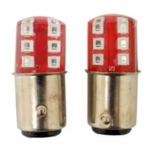 FOCO CALAVERA LED ROJO SET UNIVERSAL 12V 13W