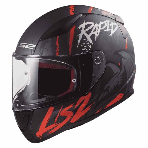 CASCO CERRADO LS2 RAVEN