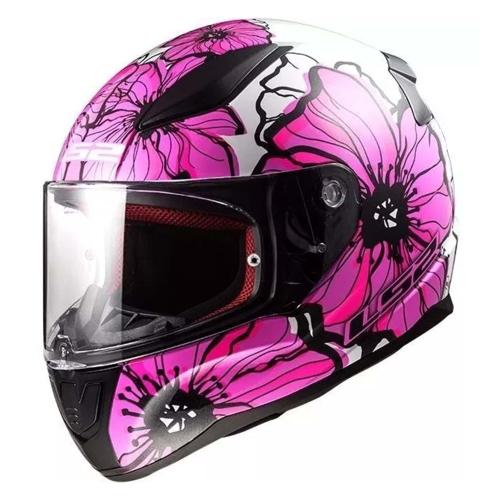CASCO CERRADO LS2 RAPID II POPPIES