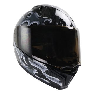 CASCO RODA DRIFT NEGRO CHROME CERRADO MICA HUMO SVS