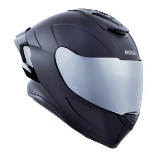 CASCO RODA COURSE SE NEGRO MATE CERRADO MICA ESPEJO SVS