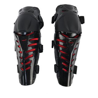 RODILLERAS ARTICULADAS SET RODA NEGRO/ROJO UNITALLA